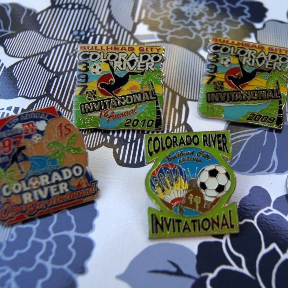 Colorado River Open Invitational Pins Small Lot of 4 Arizona AYSO Soccer